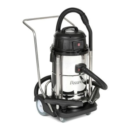 Powr-Flite Powr-Flite Stainless Steel Wet/Dry Vacuum, 15 Gallon Cap. PF53